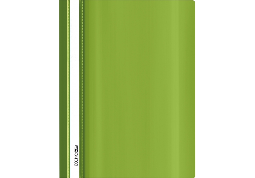 Папка-швидкозшивач ECONOMIX А4 без перф., глянець салатовий (E31511-13)